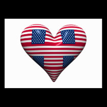 From the USA with Love Profile Card business cards