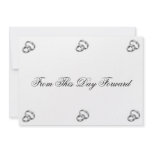 From This Day Forward Custom Invitations