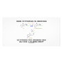From Tryptophan To Serotonin (Chemistry Humor) Photo Card
