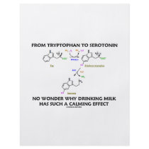 From Tryptophan To Serotonin (Chemistry Humour)