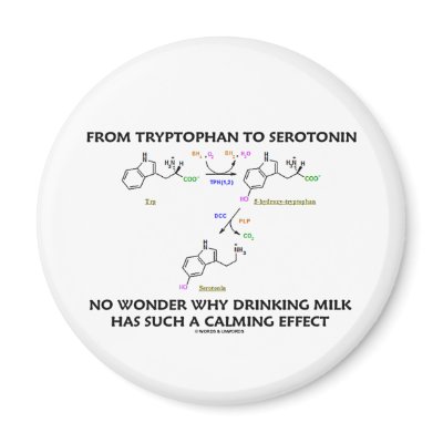 From Tryptophan To Serotonin (Chemistry Humour) by wordsunwords
