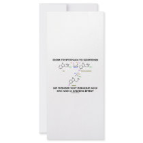 From Tryptophan To Serotonin (Chemistry Humour)