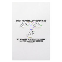From Tryptophan To Serotonin (Chemistry Humour)