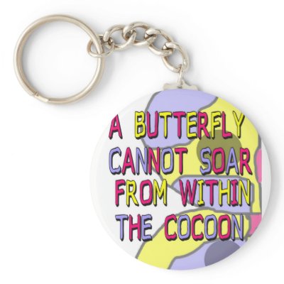 From Within the Cocoon Keychain by diversityjustis