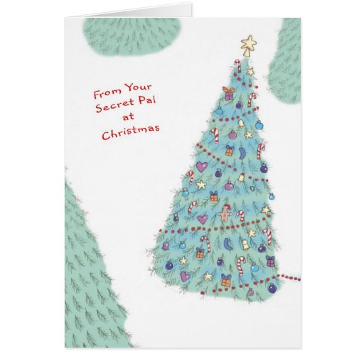 From Your Secret Pal At Christmas Card