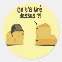 Fromage à trous sticker