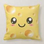 Fromage heureux mignon de Kawaii Oreiller
