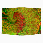 Frond · Fractal Art · Green & Red Binder