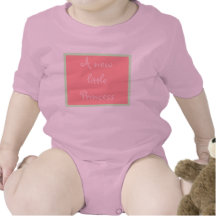 Front: A new little Princes; Back:Created by God.. Bodysuits