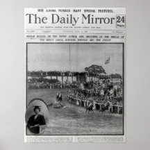 Front cover of 'The Daily Mirror' Poster