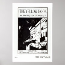 Front cover of the prospectus for 'The Yellow Book Posters