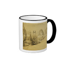 Front Elevation of the Great Temple of Aboo Simbel Coffee Mugs