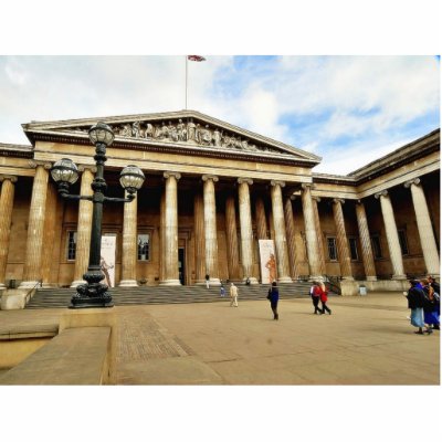Front Entrance To The British Museum In London Eng Cut Outs by lifesphere