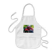 Front of Old Fire Engine Aprons