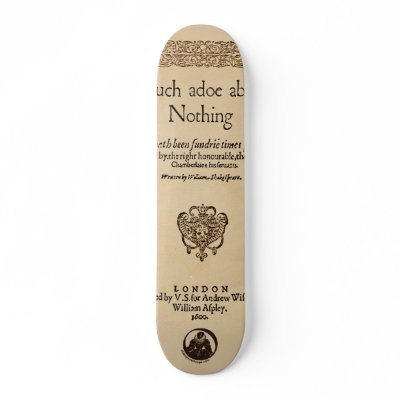 Front Piece to Much Ado About Nothing Quarto by shakespeareshoppe