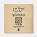 Front Piece to the Hamlet Quarto (1605 version) Fridge Magnet