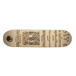 Front Piece to the Romeo & Juliet Quarto (1599) Skate Board Deck