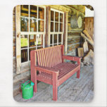 Front Porch Bench and Watering Can Mouse Pads