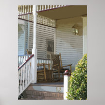 Front Porch in Ocean Grove NJ Poster