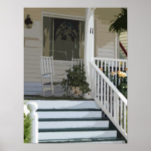 Front Porch in Ocean Grove NJ Posters