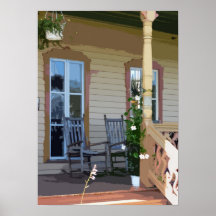 Front Porch in Ocean Grove NJ Print