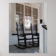 Front Porch in Ocean Grove NJ Posters