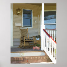 Front Porch in Ocean Grove NJ Print