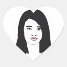 Front Seat / Back Seat girl sticker