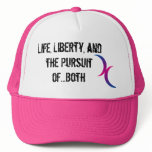 front symbol, Life, Liberty, and t... - Customized Trucker Hats
