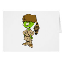 Frontier Alien Greeting Card