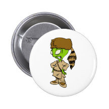 Frontier Alien Pinback Button