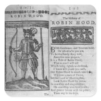 Frontispiece and opening lines square sticker