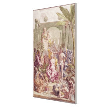 Frontispiece of 'Hortus Cliffortianus' by Carl Stretched Canvas Print