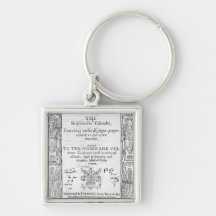 Frontispiece of 'The Shepeards Calender' Key Chain