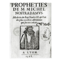 Frontispiece to 'Les Propheties de M. Michel Post Cards