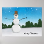 Frost E. Snowman Affiche