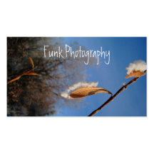 Frost on Leaves Business Cards