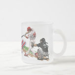 Frosted Glass Baseball Mug