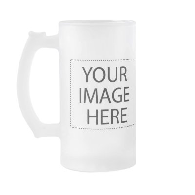 Frosted Glass Mug Two-Image Template by bwmedia