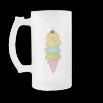 Frosted Mug-Great for Ice Cream Floats mugs