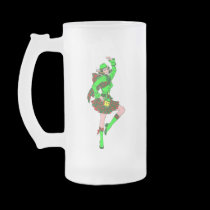 Frosted Mug-St Patricks Dancer Beer, Soda mugs