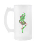 Frosted Mug-St Patricks Dancer Beer, Soda