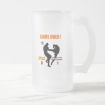 Frosted Netherlands fans Glass Beer Mug mugs