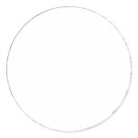 Frosting & Decorations Bordered Round Sticker