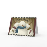 Frosty and friends holiday card