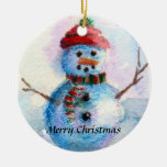 Frosty Christmas Ornament