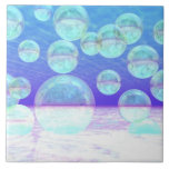 Frosty Clarity –- Azure Beauty & Indigo Depth Tile