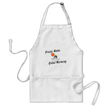 Frosty Hates Global Warming Aprons