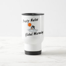 Frosty Hates Global Warming Mug