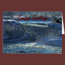 Frosty Morning/Seasons Greetings Card cards